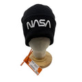 Heron Preston NASA Logo Knit Beanie Hat Wool Blend Black Unisex One Size