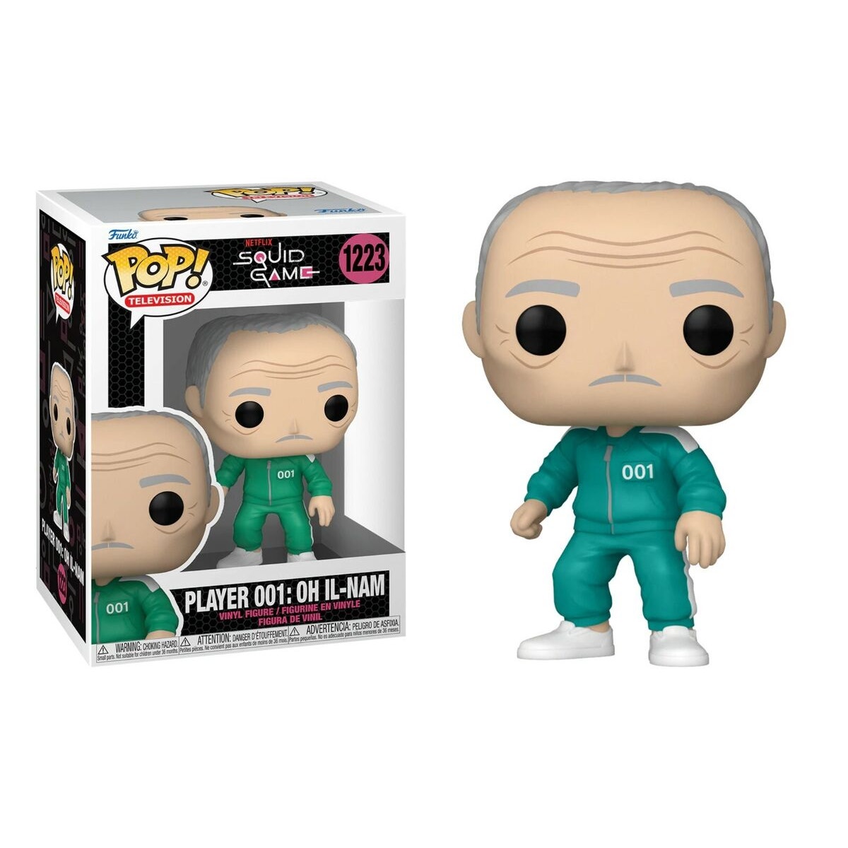 Funko POP TV: Squid Game- Player 001:Oh il-NAM Vinyl Figure #1223