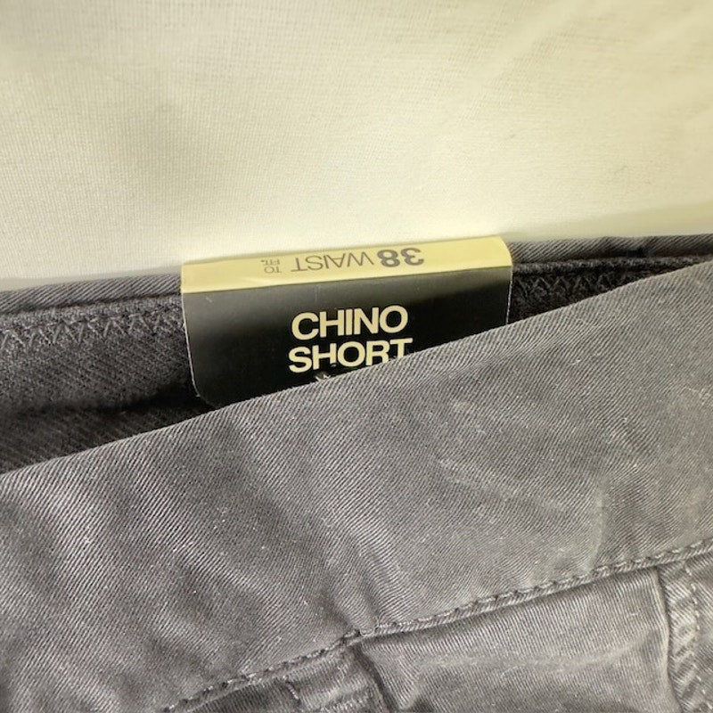 Superdry International Chino Shorts Flat Front Canvas Midnight Navy Mens 38