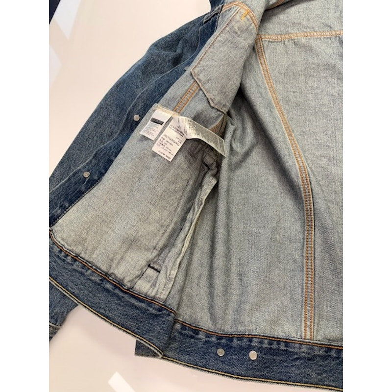 Levi's Skyline Denim Trucker Jacket Button-Up Vintage Fit Blue Womens Size XL