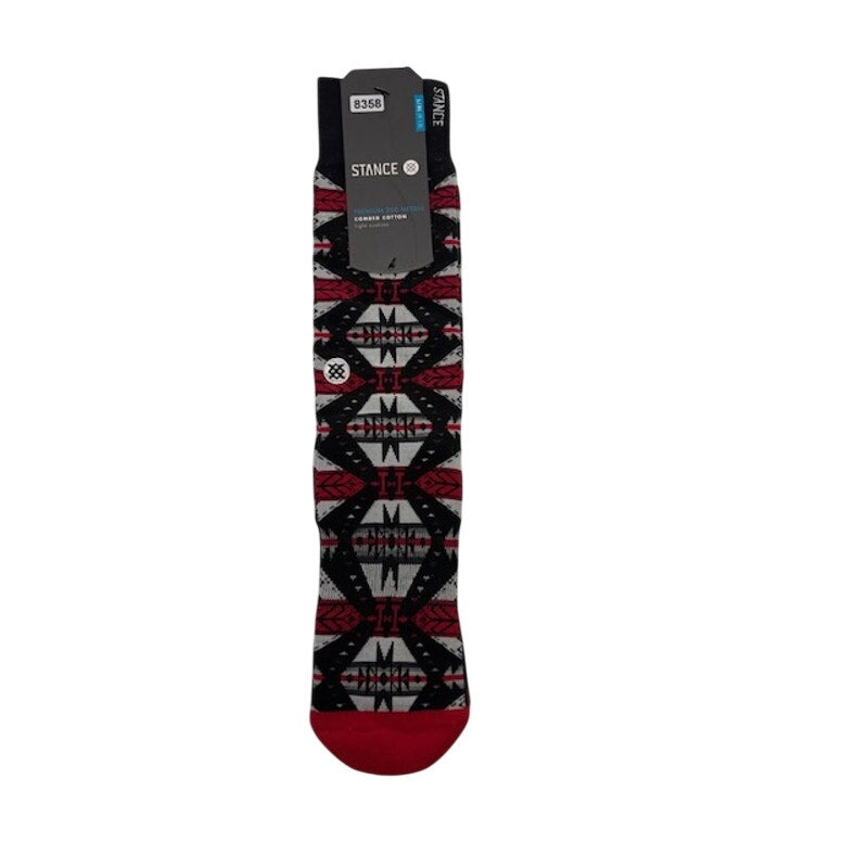 Stance Premium 200 Needle Combed Cotton Crew Socks Tacoma Red Mens L 10–13