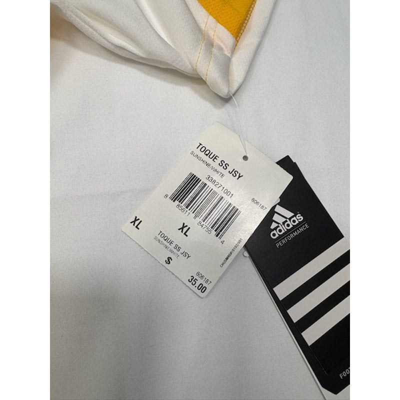 Adidas Toque SS Soccer Football Jersey Clima365 Sunshine/White Mens Size XL