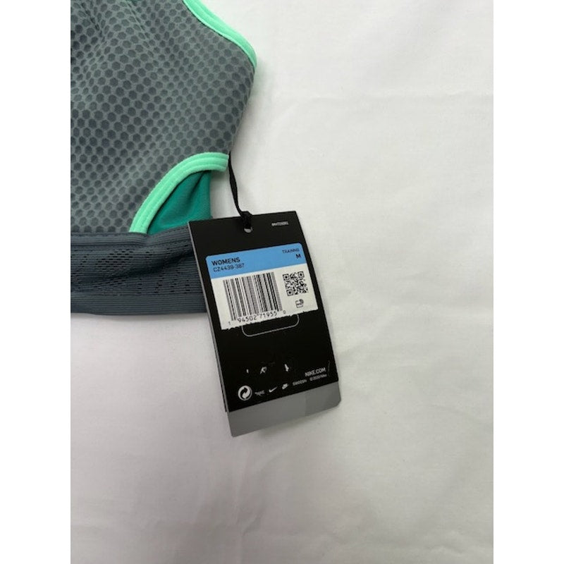 Nike Swoosh Ultra Breathe Sports Bra Racerback CZ4439-387 Green Womens Sz M