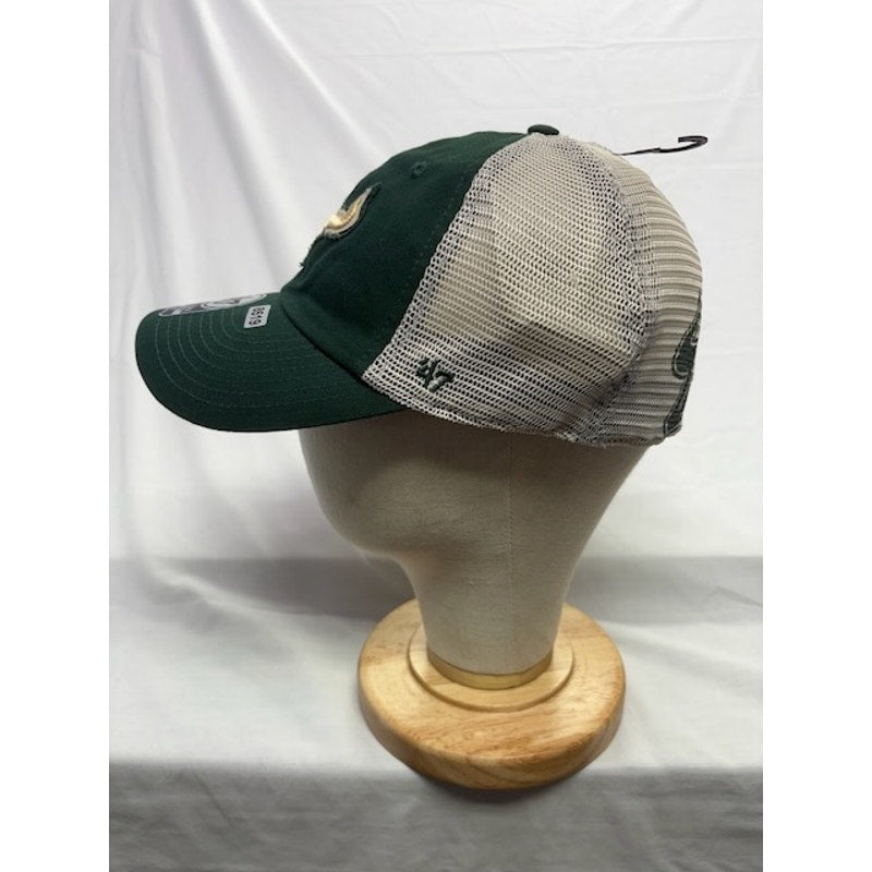 47 Brand South Florida Bulls Closer Stretch Hat NCAA USF Green Unisex S/M