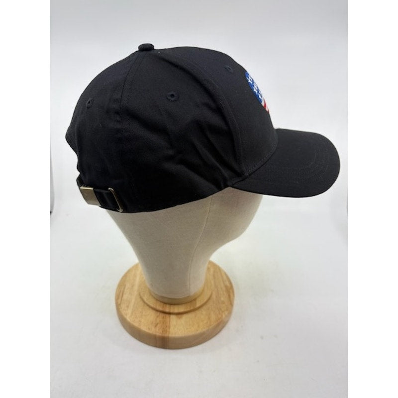 USA Flag Rainbow Pride Paw Embroidered Adjustable Baseball Cap Black OS