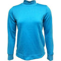 Nike Back Zip Golf Sweatshirt Long Sleeve Dri-Fit Loose Fit Blue Womens Size M