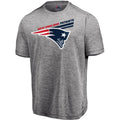 Majestic NFL New England Patriots Showtime ProGrade T-Shirt Heather Gray 2XL