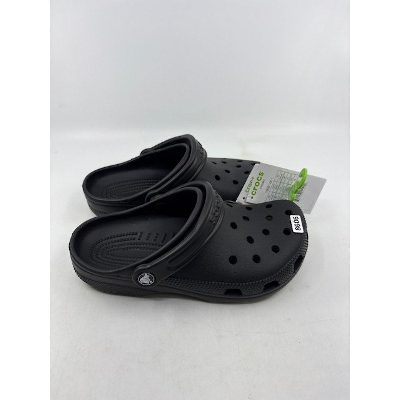 Crocs Classic Clog Sandals Rubber Slip-On Shoes Black Unisex Size M4/W6