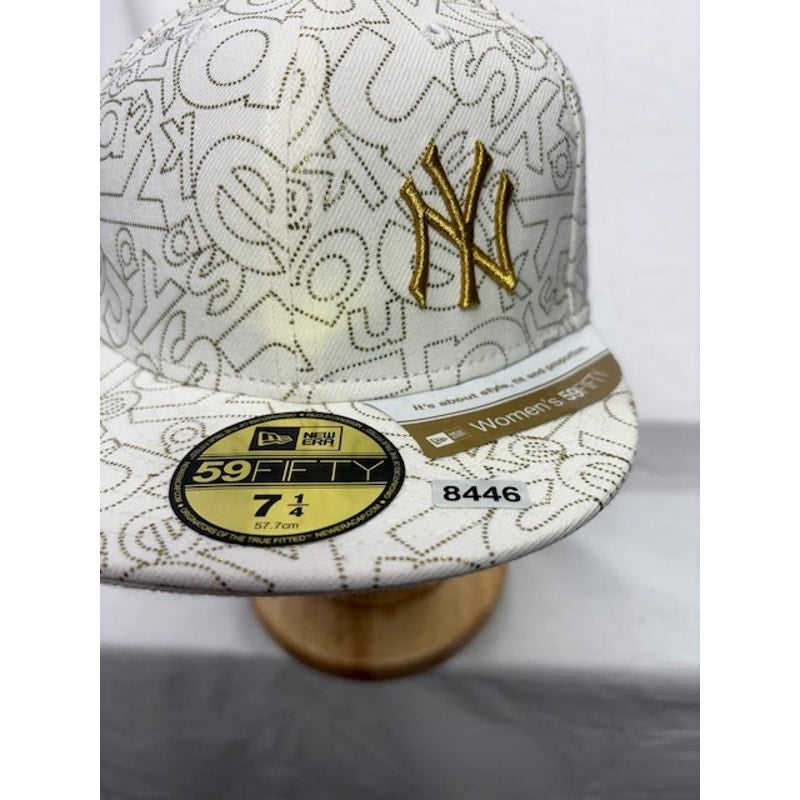 New Era New York Yankees 59FIFTY Graffiti Pattern Flat Brim White Unisex 7 1/4