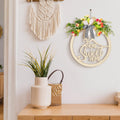 NEW Home Sweet Home Wreath Sign Front Door Holiday Christmas Decoration