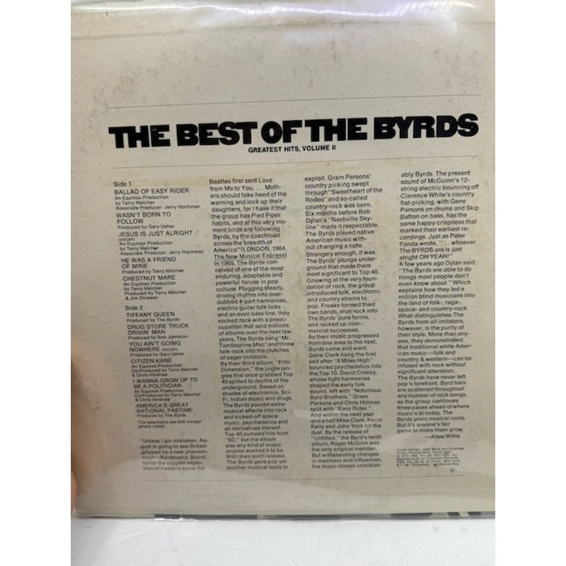 The Byrds – The Best Of The Byrds Greatest Hits, Volume II 1972 Vinyl Album