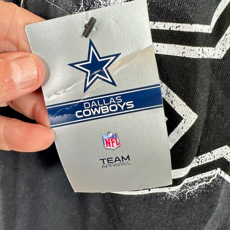 Nike Dri-Fit NFL Dallas Cowboy Retro T-Shirt Thunderbolt SS Black Mens Size S