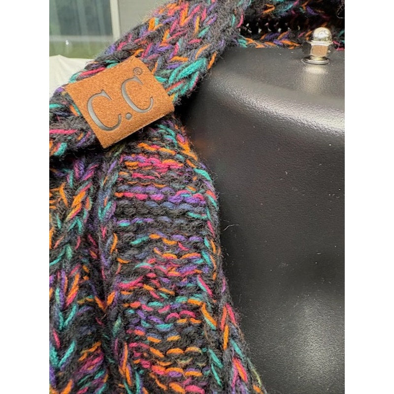 C.C Exclusives Knit Infinity Scarf Chunky Winter Loop Cozy Multicolor One Size