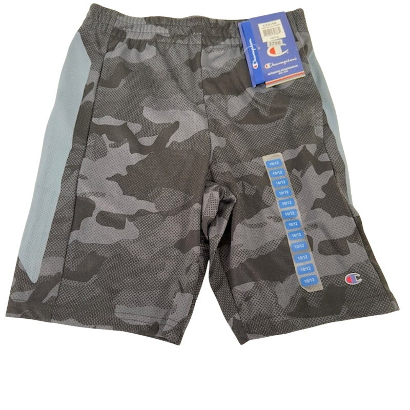 Champion Limo Sweat Shorts Pull On Pockets Camouflage Black Boys 10/12