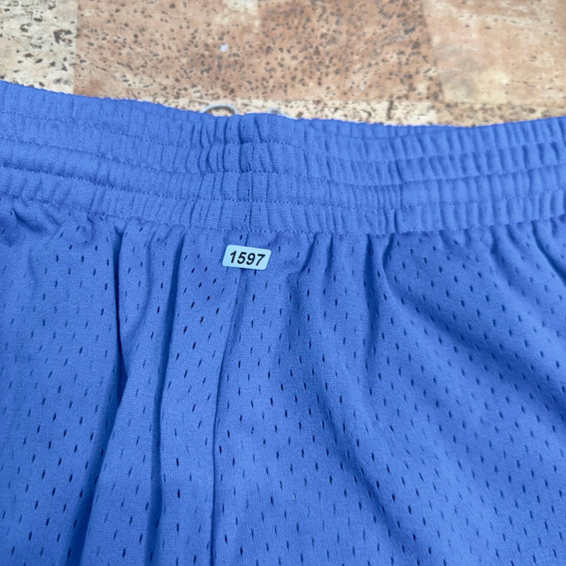 Mitchell & Ness Mens Space Jam 96 Basketball Shorts Graphic Print Blue M NWT