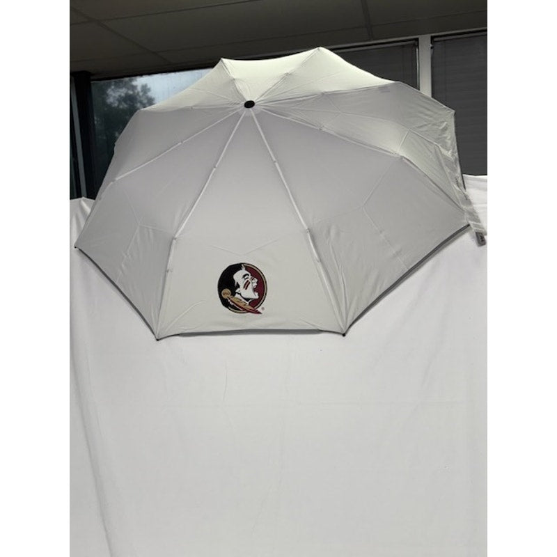 WeatherMan Michigan Wolverines Travel Umbrella NCAA Windproof Compact Blue