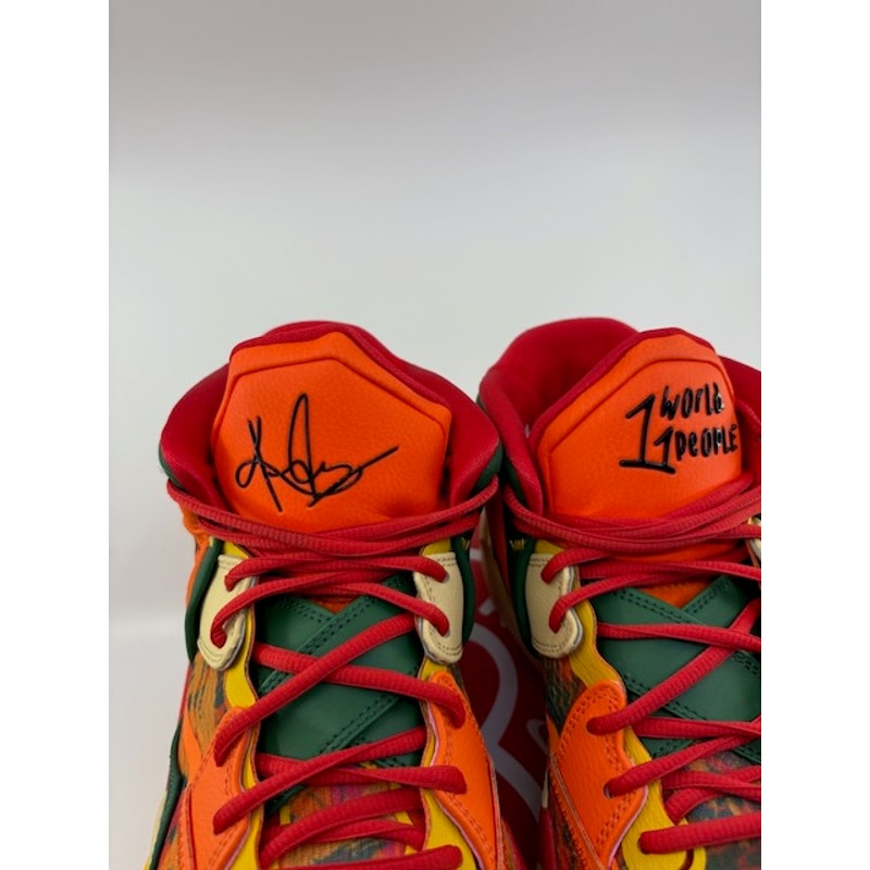 Nike Kyrie 8 Infinity 1 World 1 People Basketball Shoes Multicolor Size 12