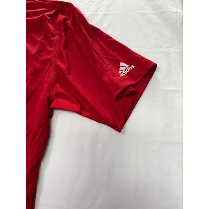 Adidas Adby Loose Short Sleeve Training Tee Crew Neck Red Mens Size 2XL