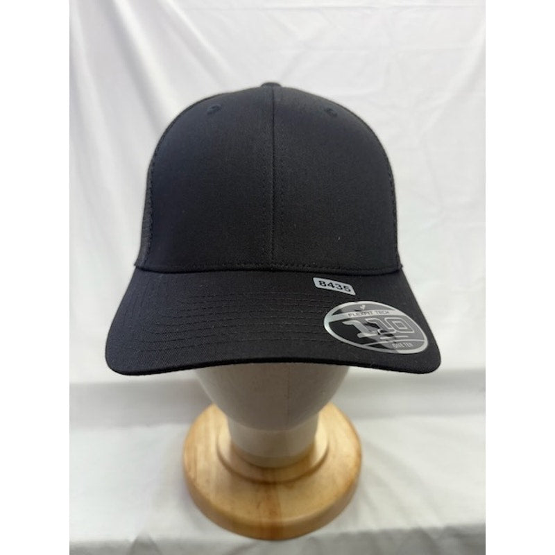 Port Authority Baseball Cap Flexfit 110 Mesh Snapback Hat Black Unisex OSFA