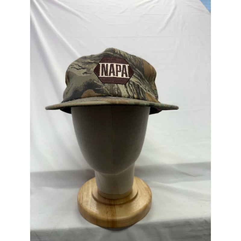 NAPA Auto Parts Snapback Hat Advantage Timber Camo Cap Brown Adult OSFA