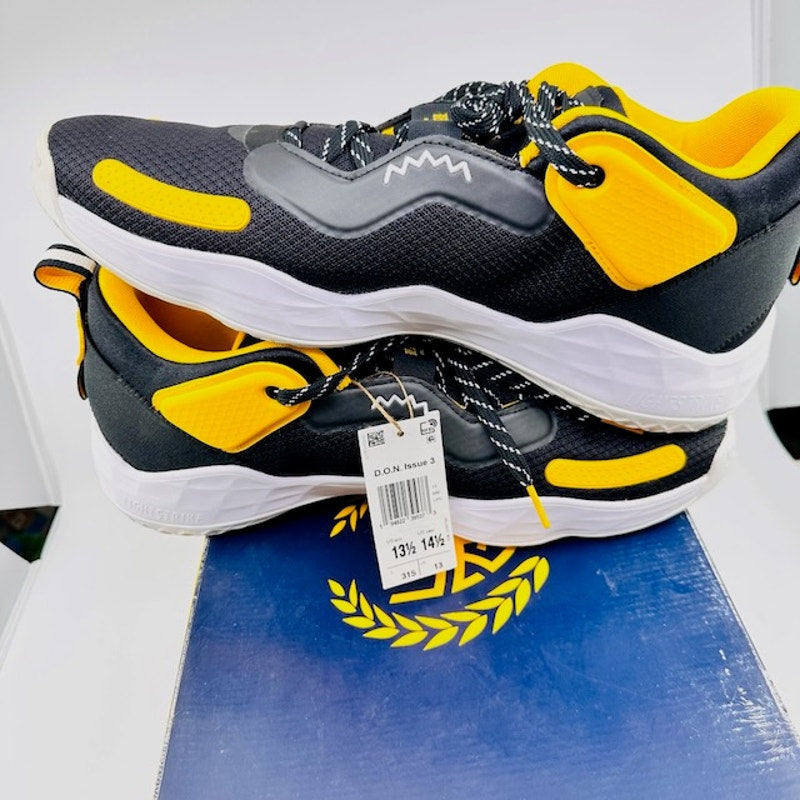 Adidas Don Issue 3 Bel Air “The Jersey” Shoe GZ5528 Black Unisex M13.5 W14.5
