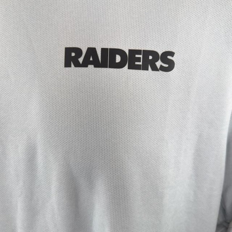 Nike Dri-Fit NFL On-Field Las Vegas Raiders T-Shirt UPF 40+ White Mens Size M