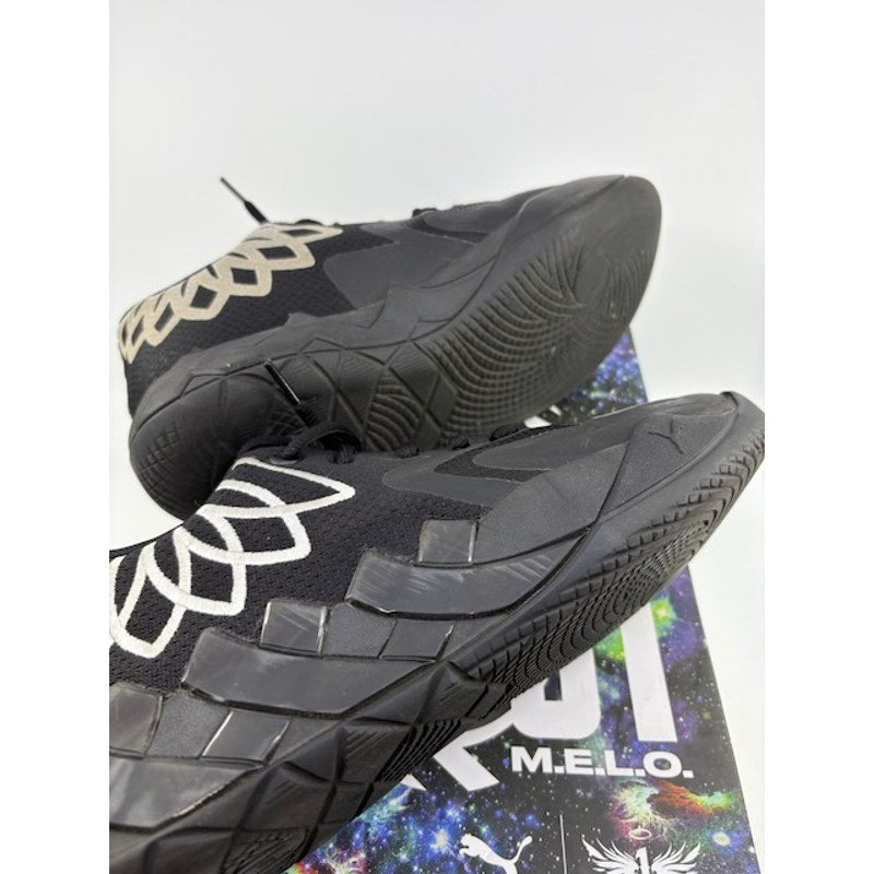 Puma MB.01 LaMelo Ball M.E.L.O. Basketball Shoes Black White Mens Size 10