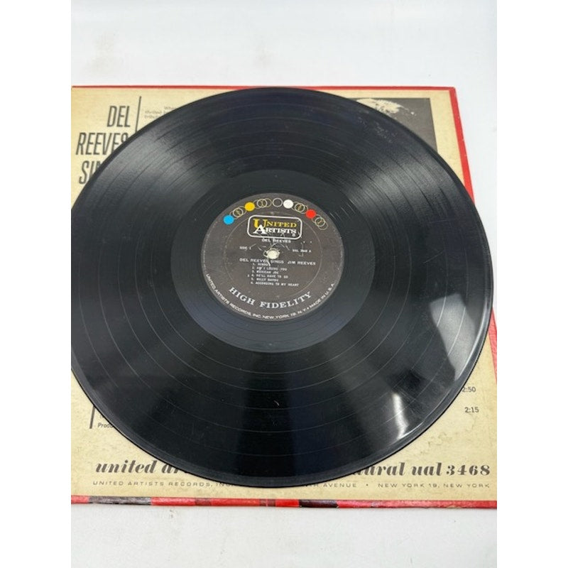 Del Reeves – Del Reeves Sings Jim Reeves Vinyl LP Album Record 1965