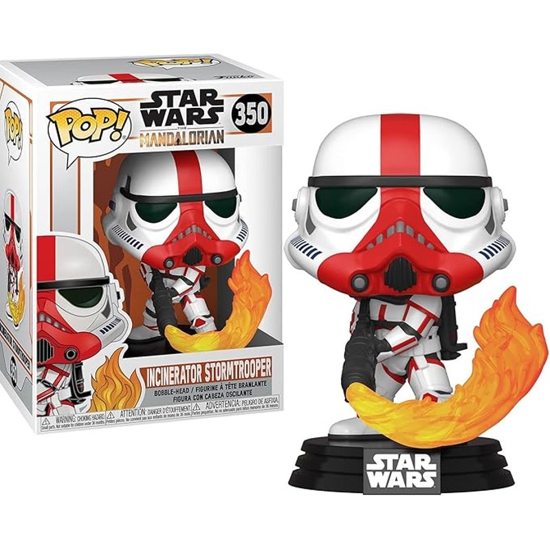 Funko Star Wars: The Mandalorian - Incinerator Stormtrooper Bobblehead #350