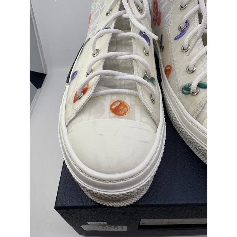 Dior B23 High x Kenny Scharf B23 High Top Sneaker Quartz Oblique Multi EU 46
