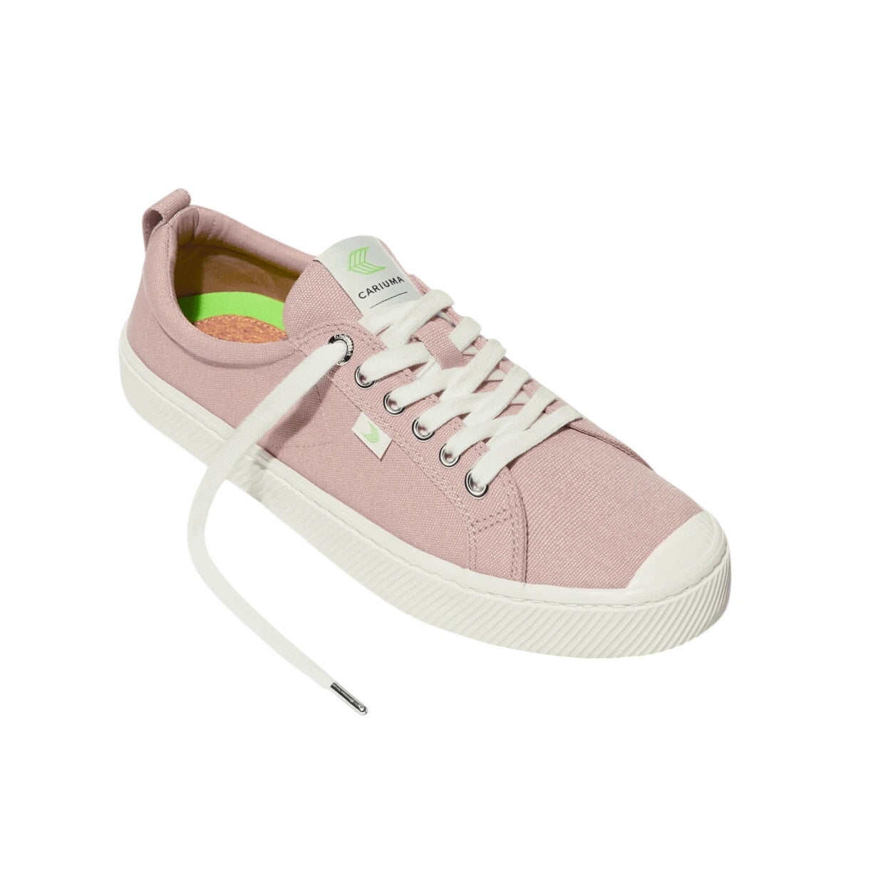 Cariuma Oca Low Top Lace Up Canvas Sneakers Shoes Rose Pink Unisex W7.5 M6