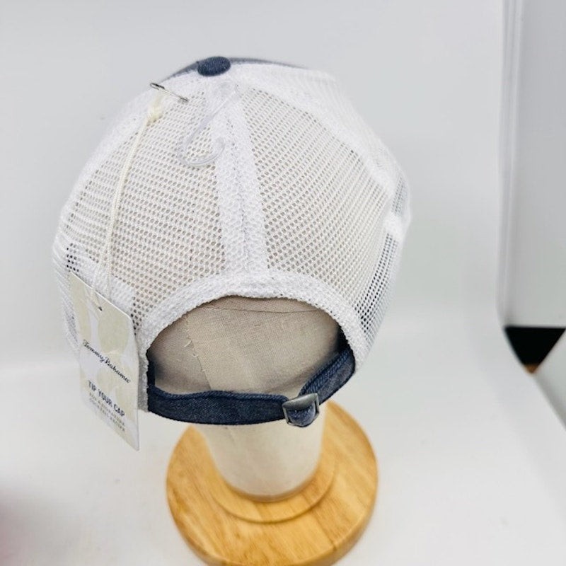 Tommy Bahama Tip Your Cap Margarita Trucker Snapback Cap Blue Mens One Size