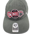 '47 Atlanta Hawks Diamond Patch CLEAN UP MF Baseball Cap Green Mens OSFA
