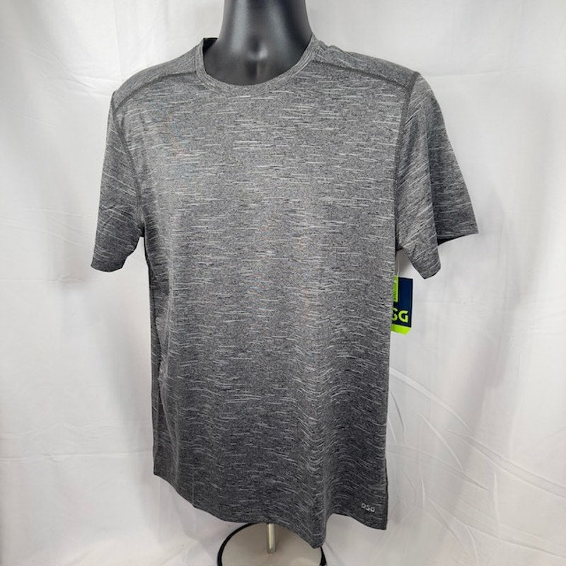 DSG Static Texture Performance Tee Short Sleeve Pure Black/Pure White Mens M