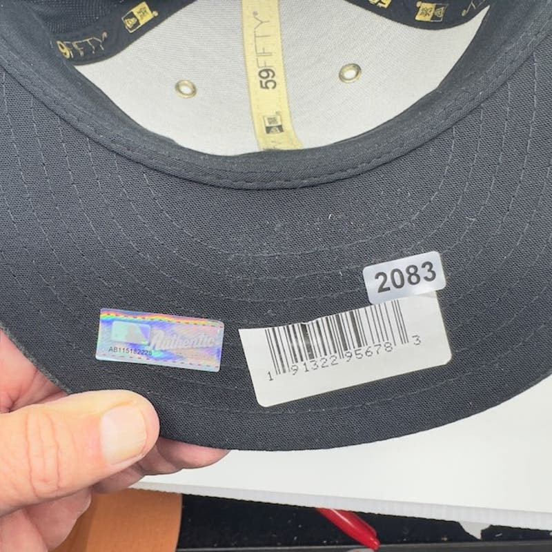 New Era MLB Chicago White Sox Logo All Stars Game 59Fifty Cap Dark Gray Gold