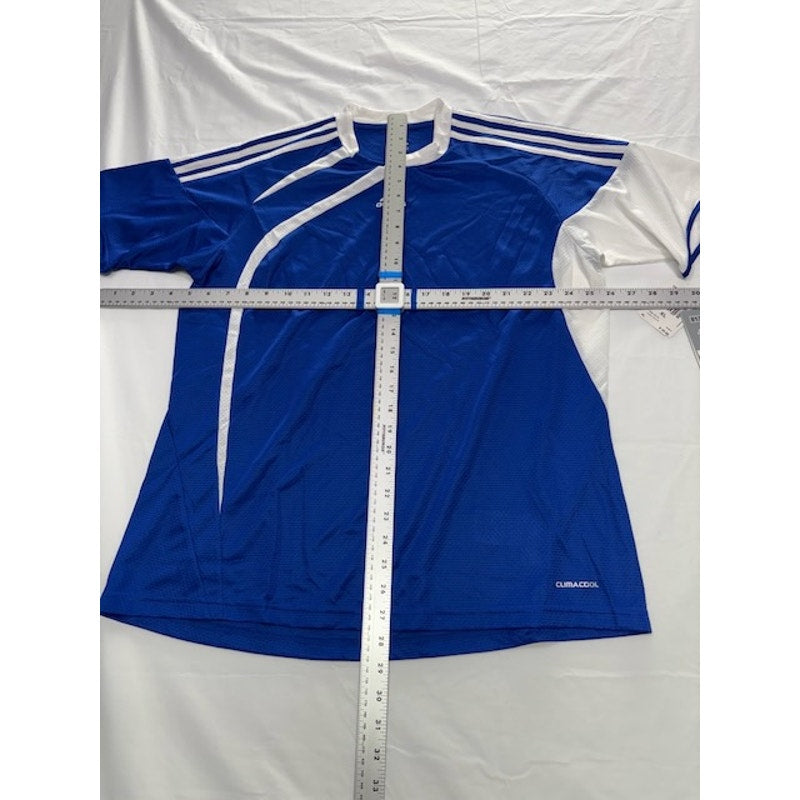Adidas Tiro Soccer Football Jersey Short Sleeve Cobalt/White Womens Size XL