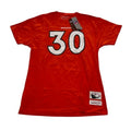 NWT Mitchell & Ness Denver Broncos Terrell Davis #30 Throwback T-Shirt Red Sz S