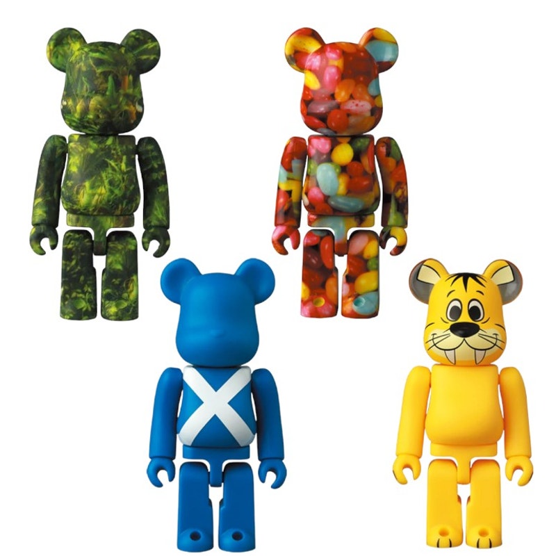 Set Of 4 Bearbrick Series 45 Blind Box by Medicom Toy