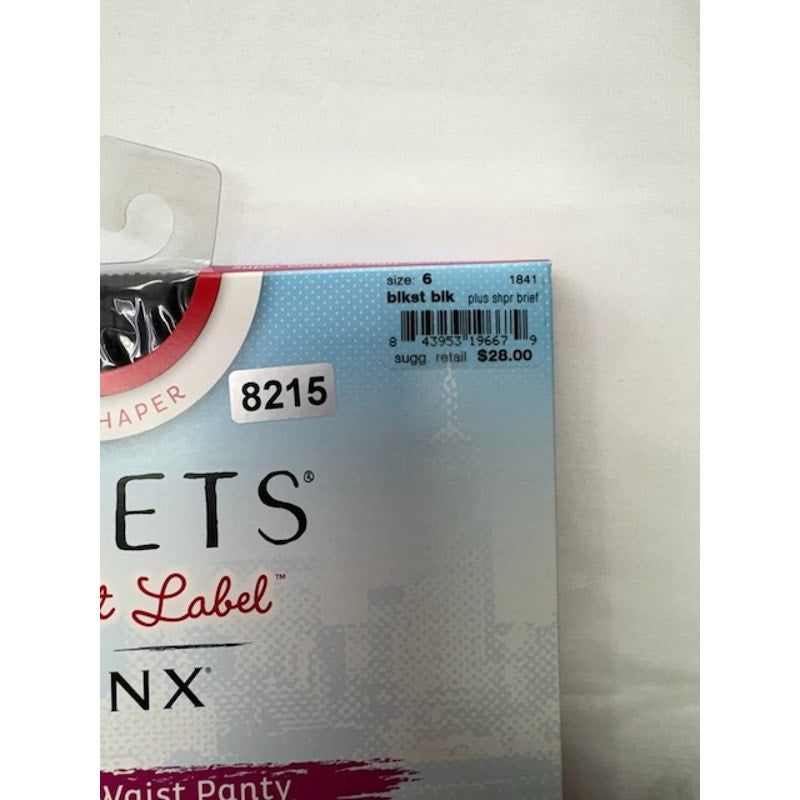 ASSETS Red Hot Label by Spanx Super Control High-Waist Pantie Black Size 6