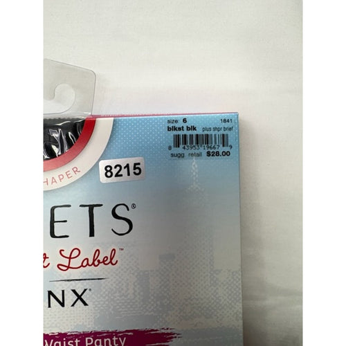 ASSETS Red Hot Label by Spanx Super Control High-Waist Pantie Black Size 6