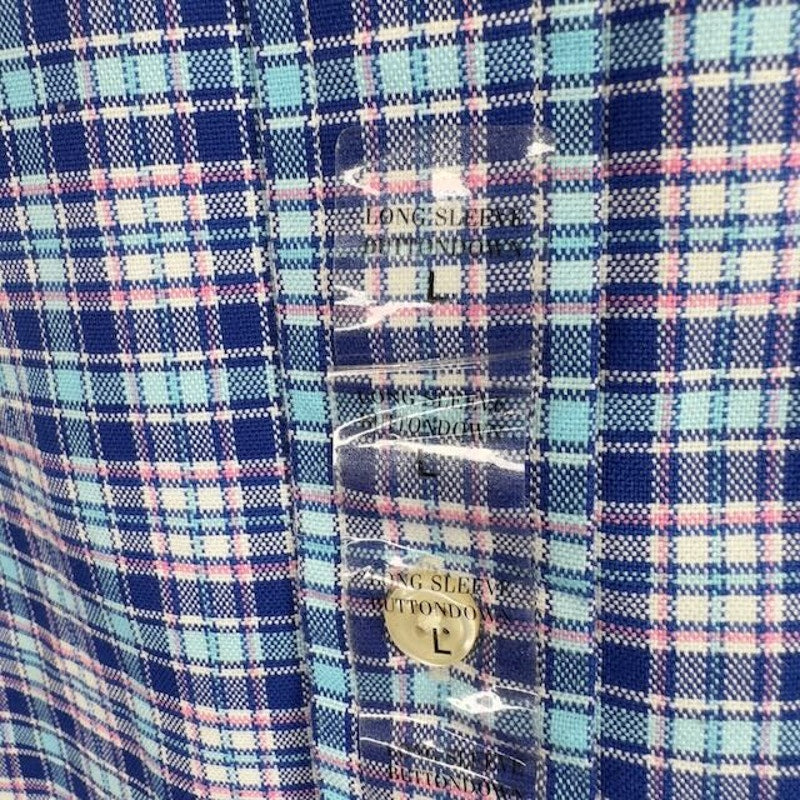 Polo Ralph Lauren Button Down Shirt Long Sleeve Plaided Multicolor Mens Size L