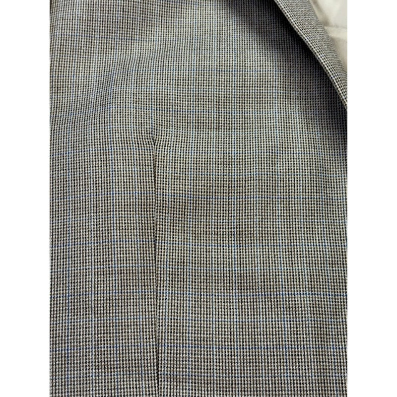 Ralph by Ralph Lauren Blazer Houndstooth Two Button Tan/Blue Mens Size 42L