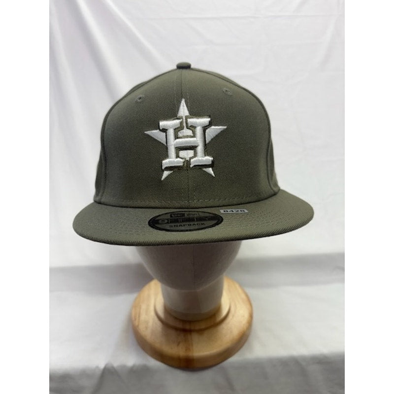 New Era Houston Astros Snapback Hat 9FIFTY MLB Star Logo Green Unisex OSFM