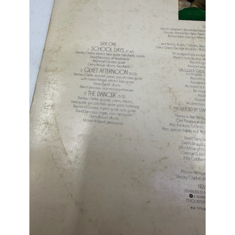Stanley Clarke – School Days 1976 Vinyl Album Record