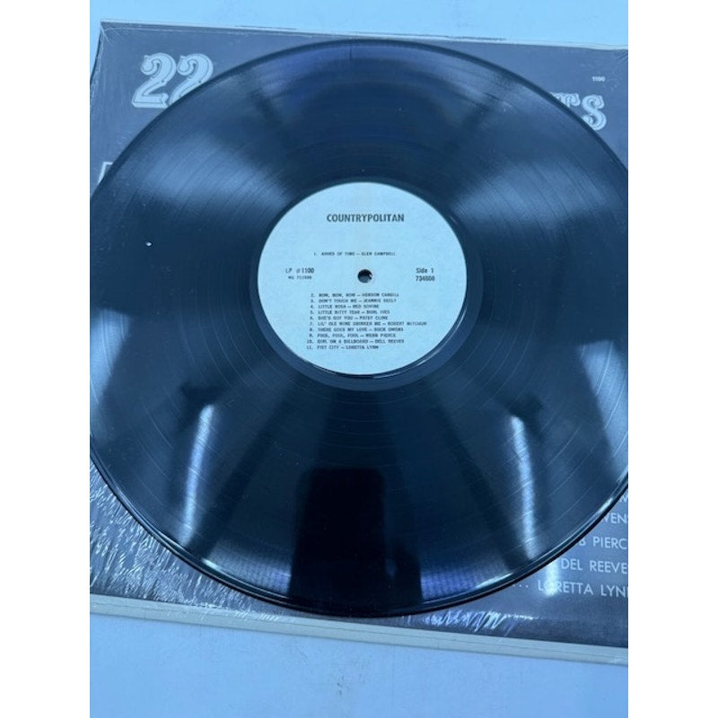 Countrypolitan Hits (22 Solid Gold Hits Original Performances) Vinyl Record