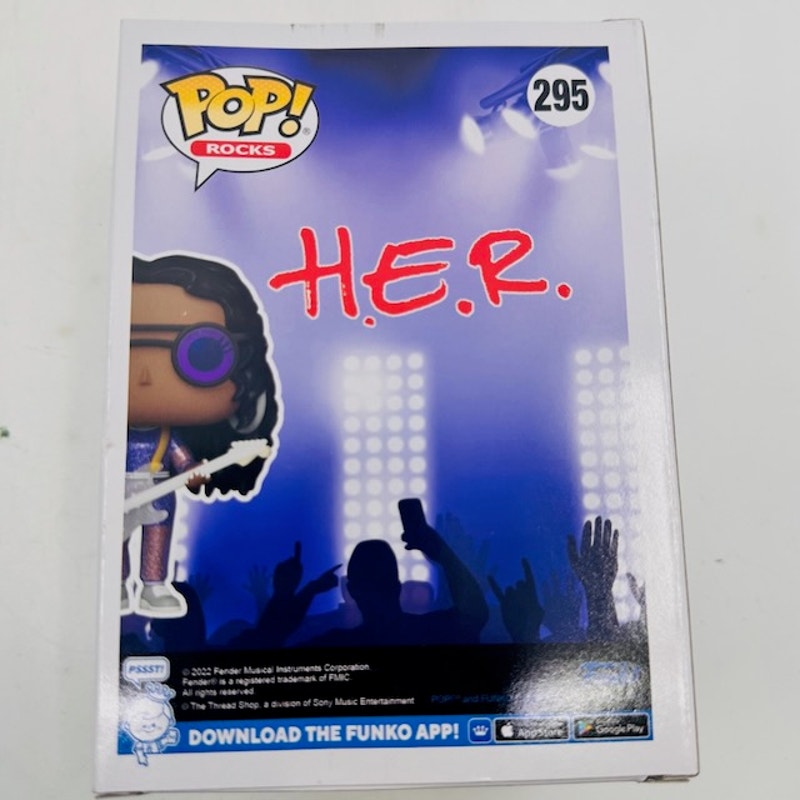 Funko Pop! Rocks: H.E.R. #295 Vinyl Figure Bobblehead