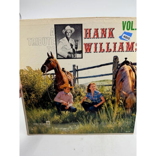 'Slim' Boyd – A Tribute To Hank Williams Vol. 2 1960 Vinyl Album Record