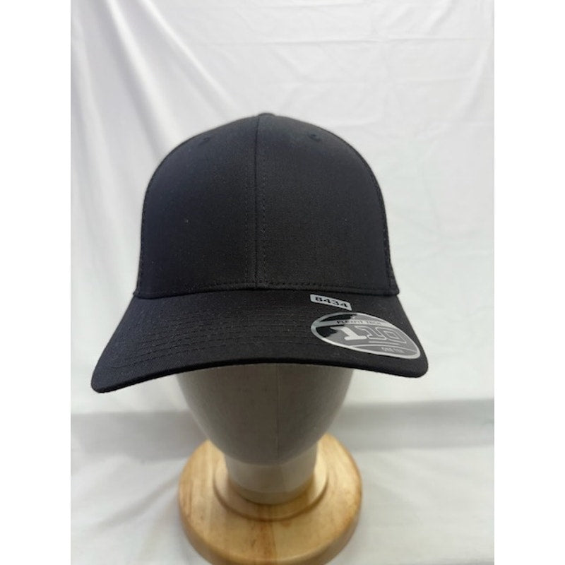Port Authority Baseball Cap Flexfit 110 Mesh Snapback Hat Black Unisex OSFA