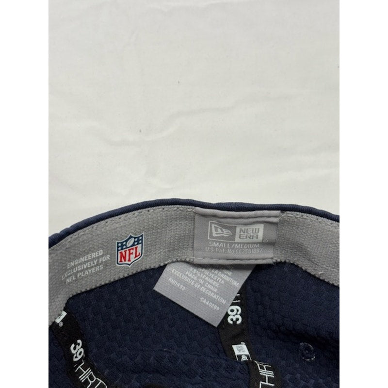 New Era Dallas Cowboys 39THIRTY Flex Fit NFL Training Cap Navy Mens Size S/M