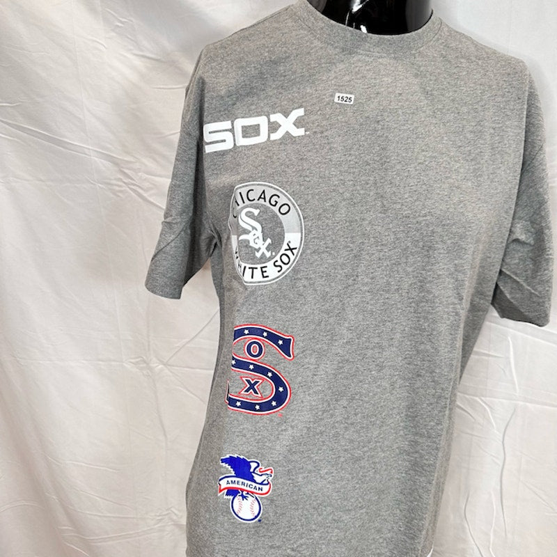 Mitchell & Ness City Collection SS Tee Chicago White Sox Gray Heather Size Large
